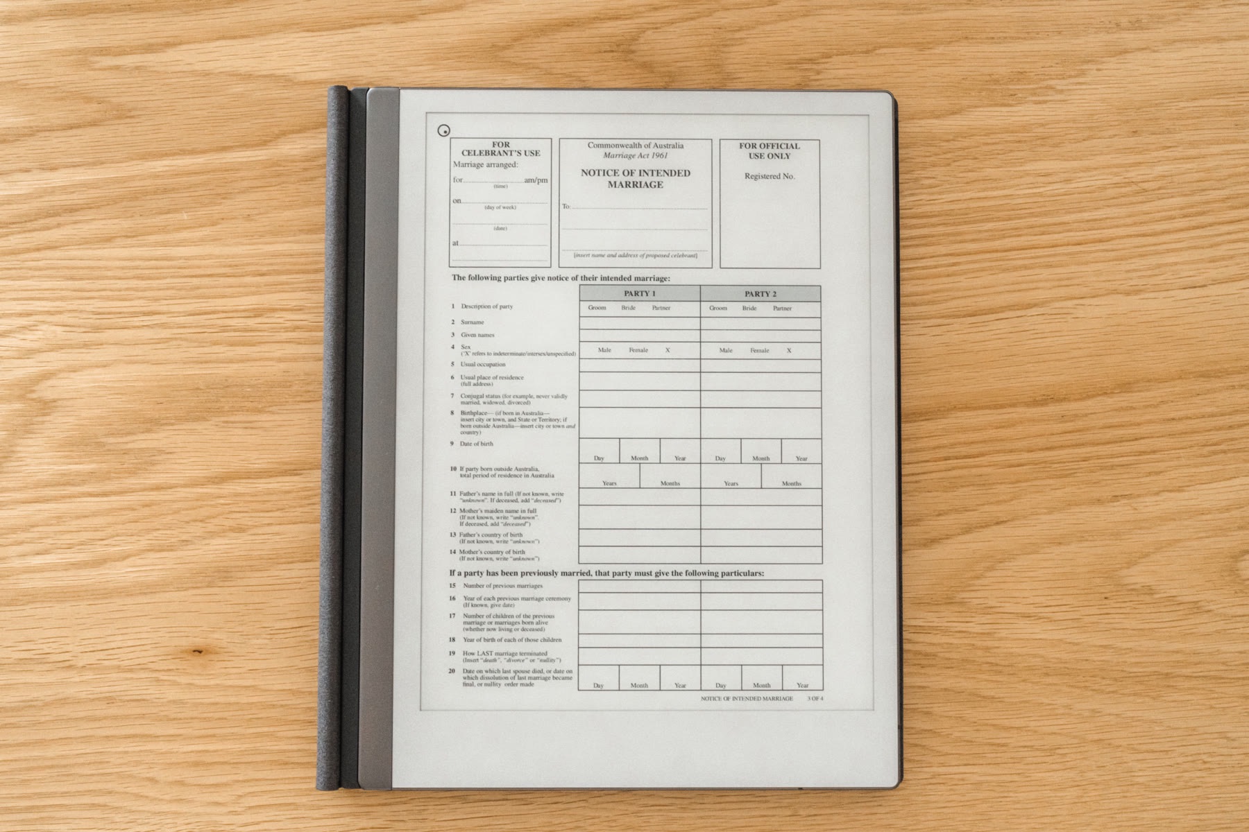 The reMarkable 2 photographed by Josh Withers