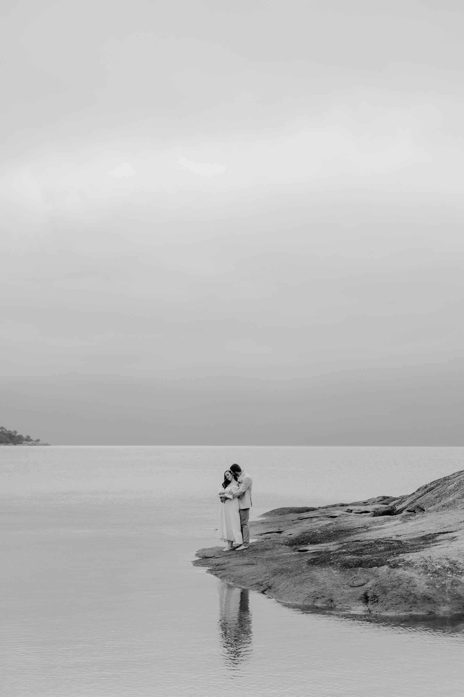 Couple getting married at Honeymoon Bay