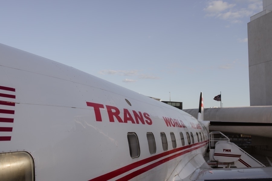 TWA 1958 Lockheed Constellation at the TWA Hotel in JFK