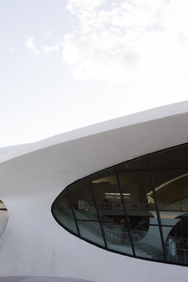 The TWA Hotel at JFK Airport, formerly the TWA Flight Centre designed by Eero Saarinen