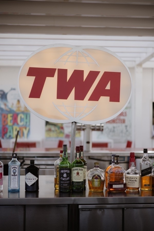 Inside the TWA Hotel at JFK Airport