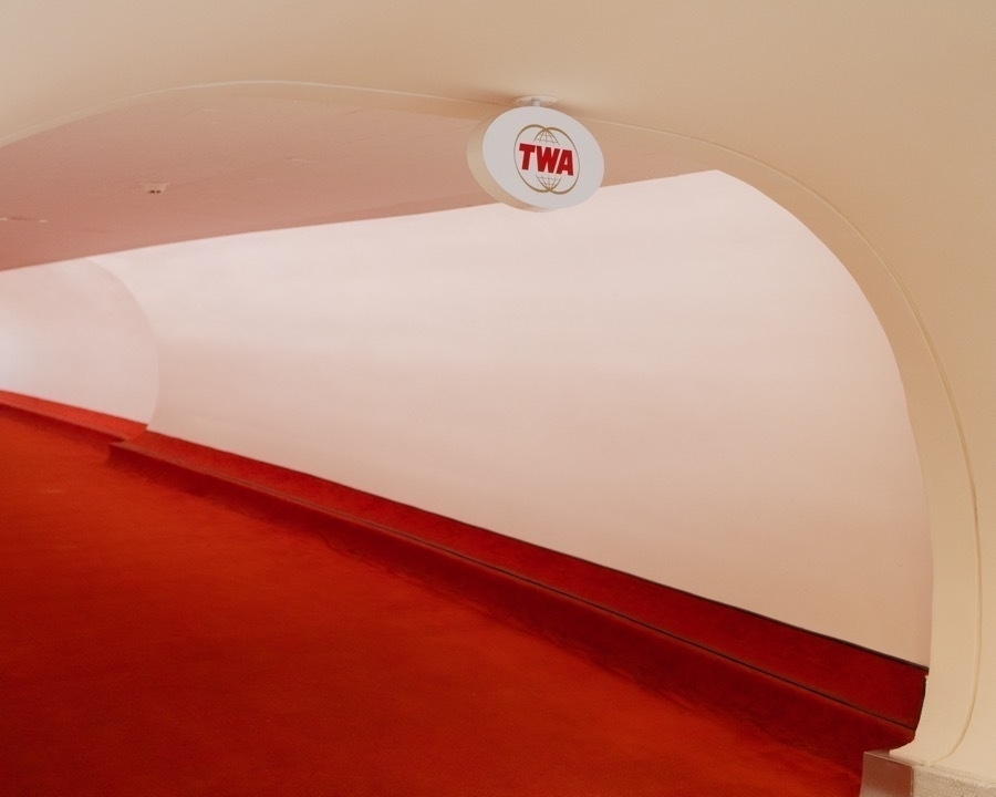 Inside the TWA Hotel at JFK Airport
